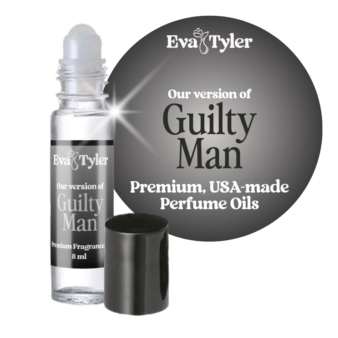 Guilty Man Premium Cologne Roll on USA made Long-lasting Mens Roll on 8ml