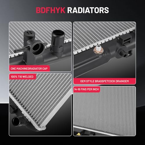 Image of BDFHYK CU13116 Aluminum Radiator for Toyota Sienna 11-16, Lexus RX350 12-15
