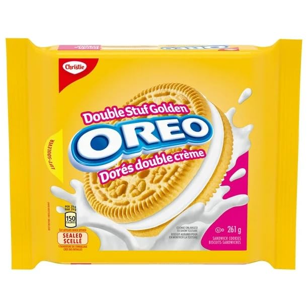 Miniatura 2 de Oreo Double Stuf Golden Sandwich Galletas, 261 g9.2 oz (paquete de 2) enviadas desde Canadá