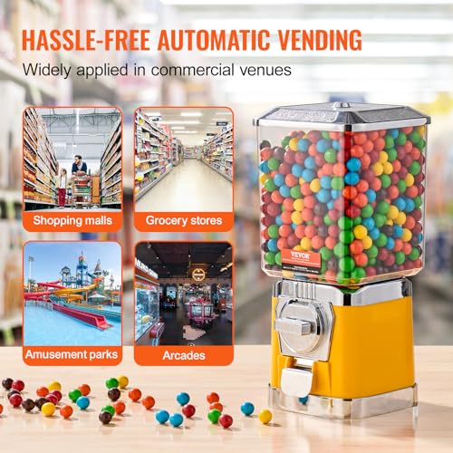 Vevor DTTGJY 17IN Vending Machine, Classic Gumball Bank thumb #5