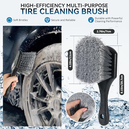 Eomarce Wheel & Tire Brush Kit