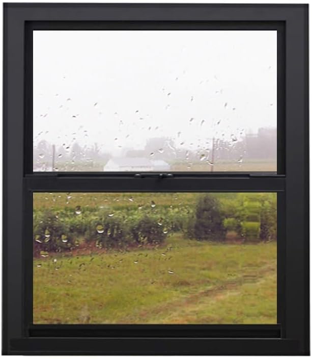 Sliding Serving Window, Replacement Flush Mount Aluminum Alloy Window, Horizontal Clear Soundproof Window for Kitchen Cafes Food Trucks(80x110CM)