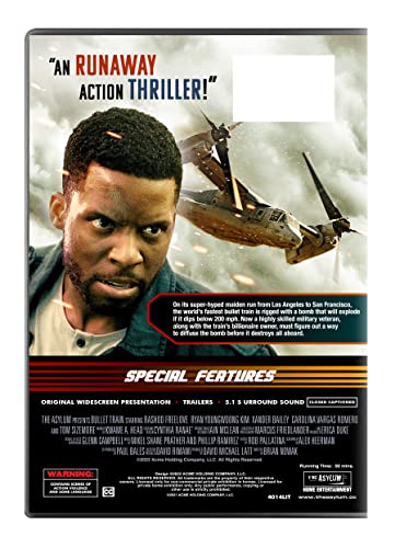 Bullet Train Down DVD con formato original de Estados Unidos pelicula de suspense 3