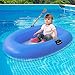 Inflatable Boat for Kids - Boat Pool Float | Explorer Inflatable Boat | Clear Bottom River Raft | 62.9 X 43.3 Inch Lake Boat | Water Raft for Adults Kids Leisure Exploration Floating Water Activities