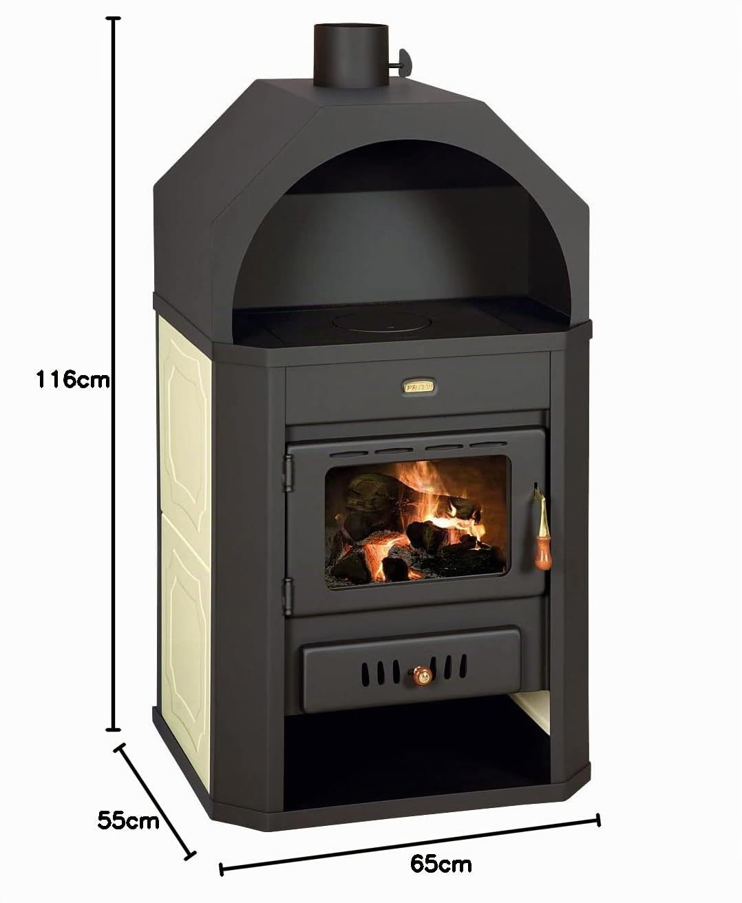 Poêle avec chaudière Prity W17 15,9+7,2kW