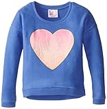Dream Star Big Girls' Pullover Sweatshirt With Heart