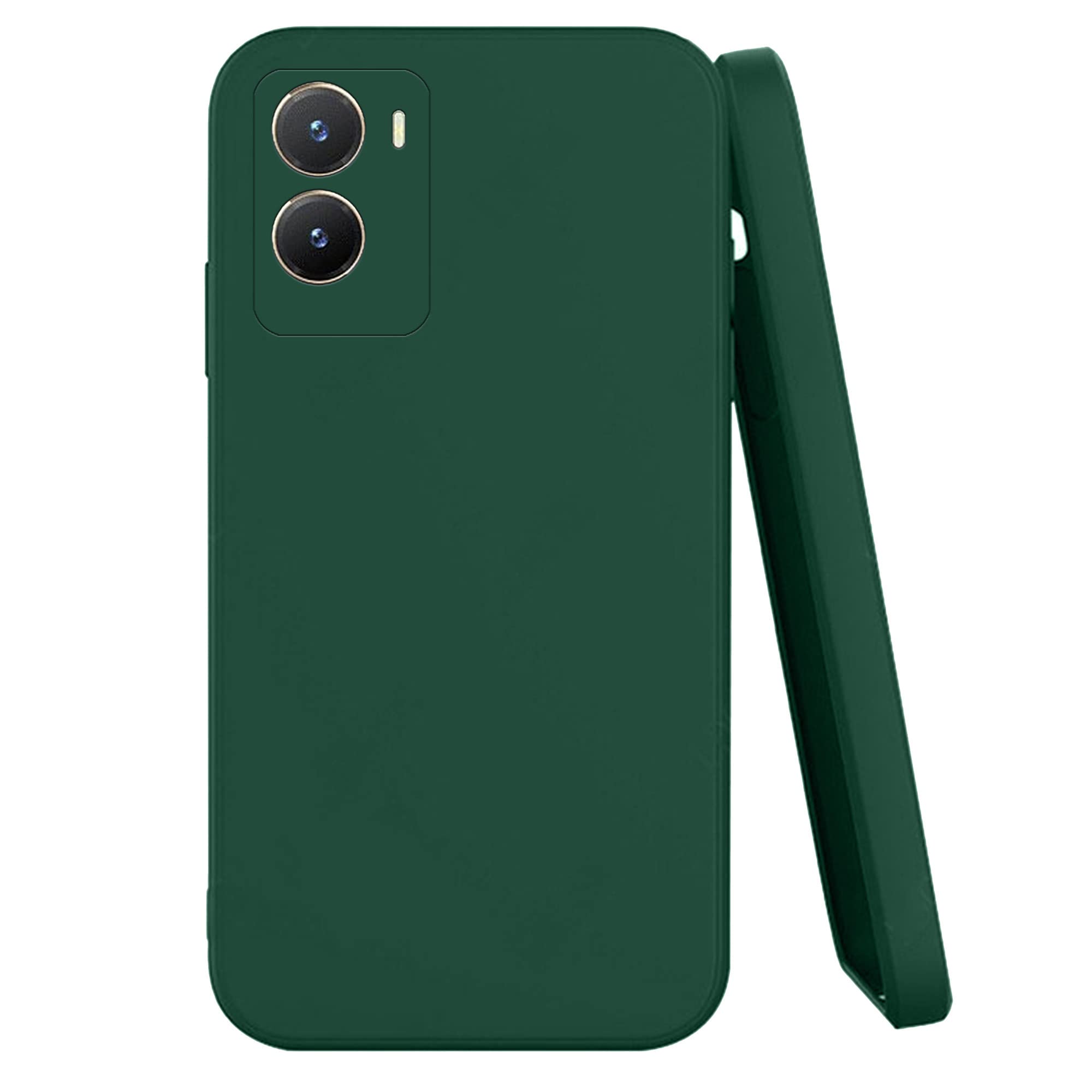 Knotyy Ultra Soft Rubberised Back Cover for Vivo T2x 5G | Inner Velvet Fabric Lining | Matte Silicone Flexible |Raised Bumps for Camera & Screen Protection Back Case Cover - Green (B0C2N2538P) Amazon Price History, Amazon Price Tracker