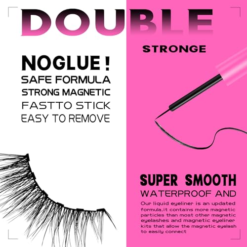 Eye Liner Magnetic Eyeliner Black Waterproof 5ml x4 miniatura 4