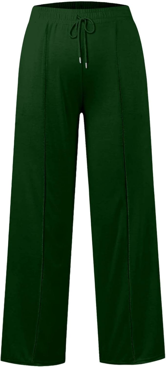 Girls Wide Leg Sweatpants Kids Baggy Sweat Pants Oversized Elastic Waist Straight Wide Leg Joggers with Pockets