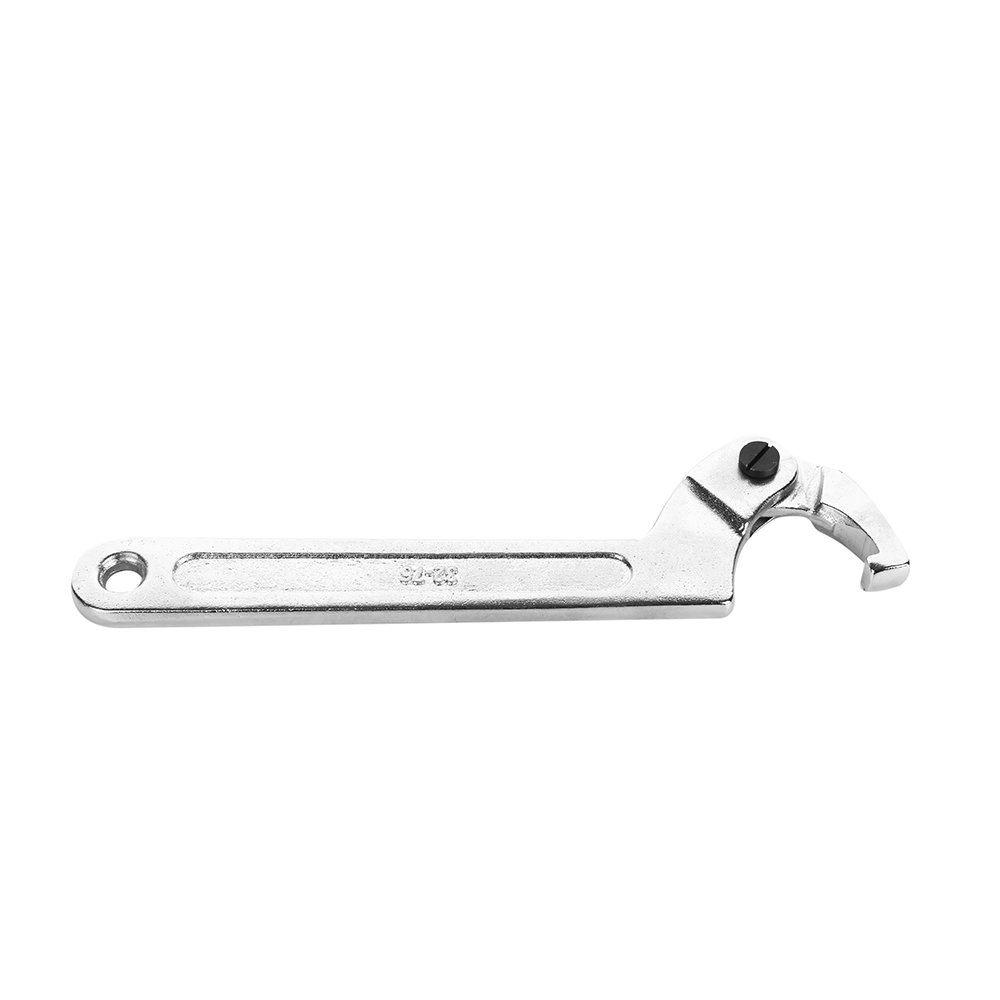 Chrome Vanadium C Spanner Tool Adjustable Hook Wrench Square