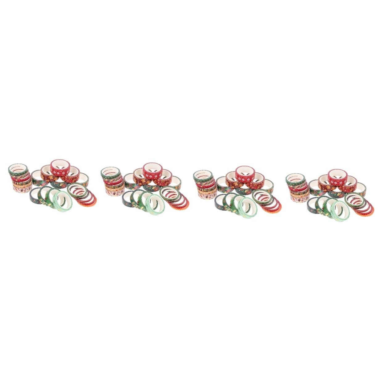 NUOBESTY 84rollen Weihnachts-washi-tape Mit Festlichem Design Für Scrapbooking Und Bastelprojekte Dekorative Klebebänder Für Weihnachtsfeiern Und -handwerke