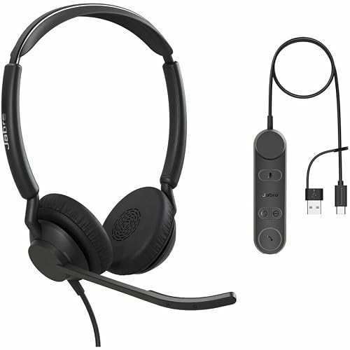 Casque Jabra Engage 50 II filaire USB C pour bureau avec réduction de bruit