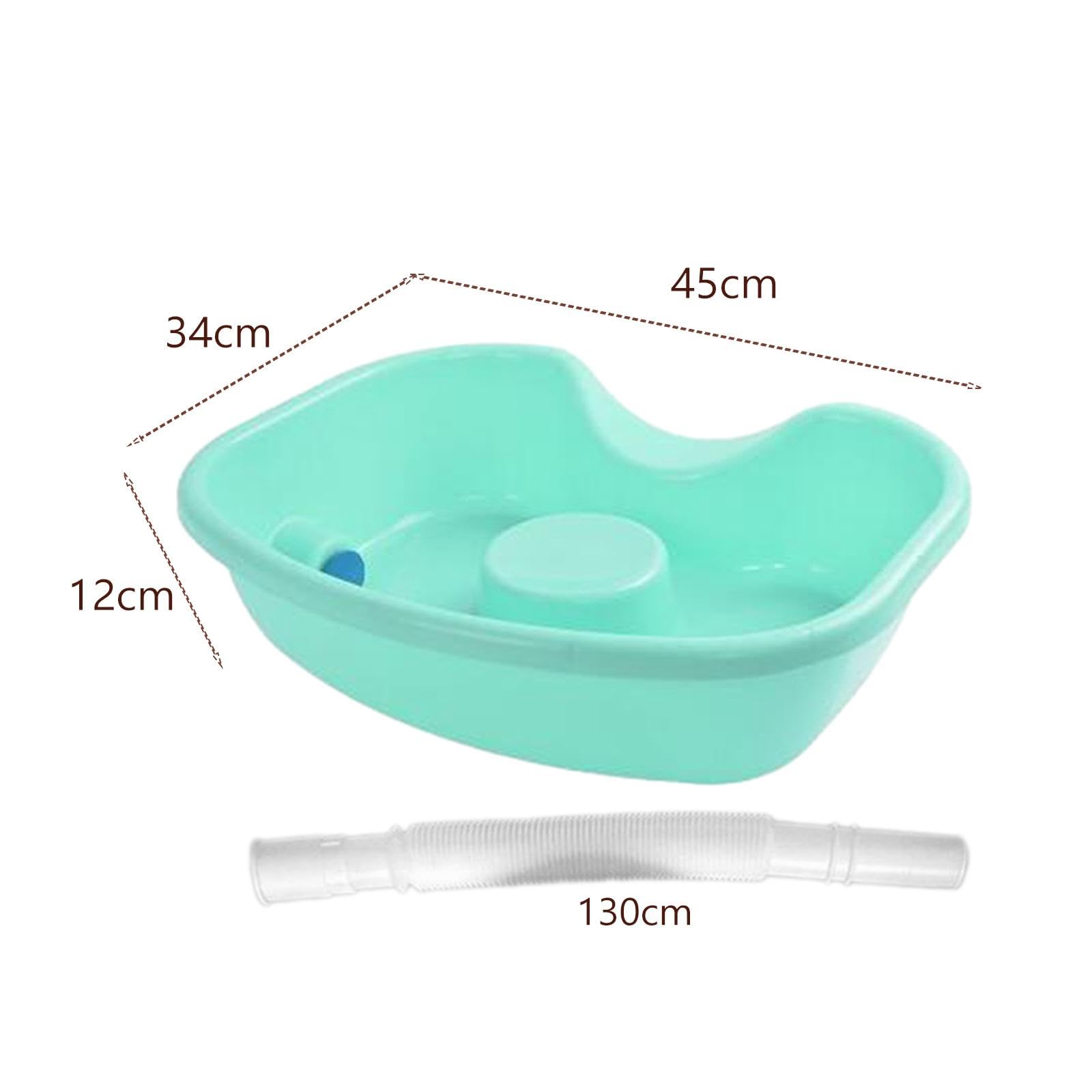 Generic Ciotola per shampoo Lavabo per capelli Attacco per lavello portatile Bacinella per risciacquo Vassoio per lavare i capelli per casa Uomini Donne, stile b
