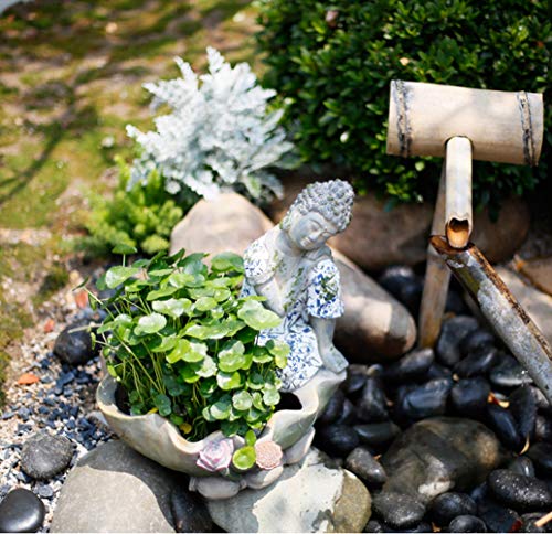 Pot de fleur hydroponique Bouddha pour jardinier et décoration de paysage extérieur - 6