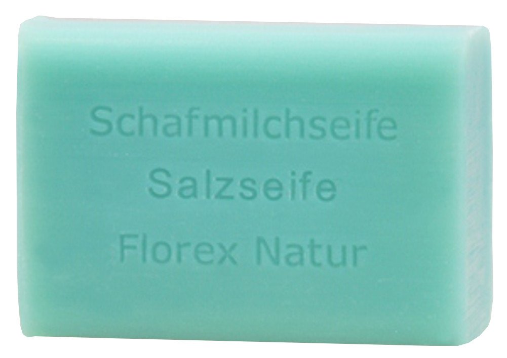 Florex Schafmilchseife Classic – 100 G Salzseife Für Gesicht & Körper – Hautklärend & Feuchtigkeitsspendend