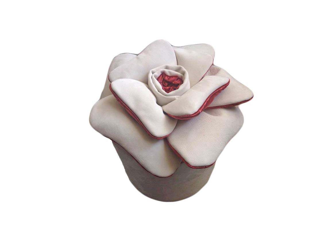 Cuscino decorativo forma Rosa