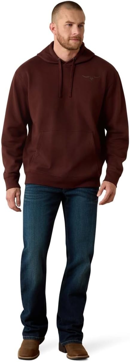 ARIAT Men's Embossed Logo Hoodie - Image 3