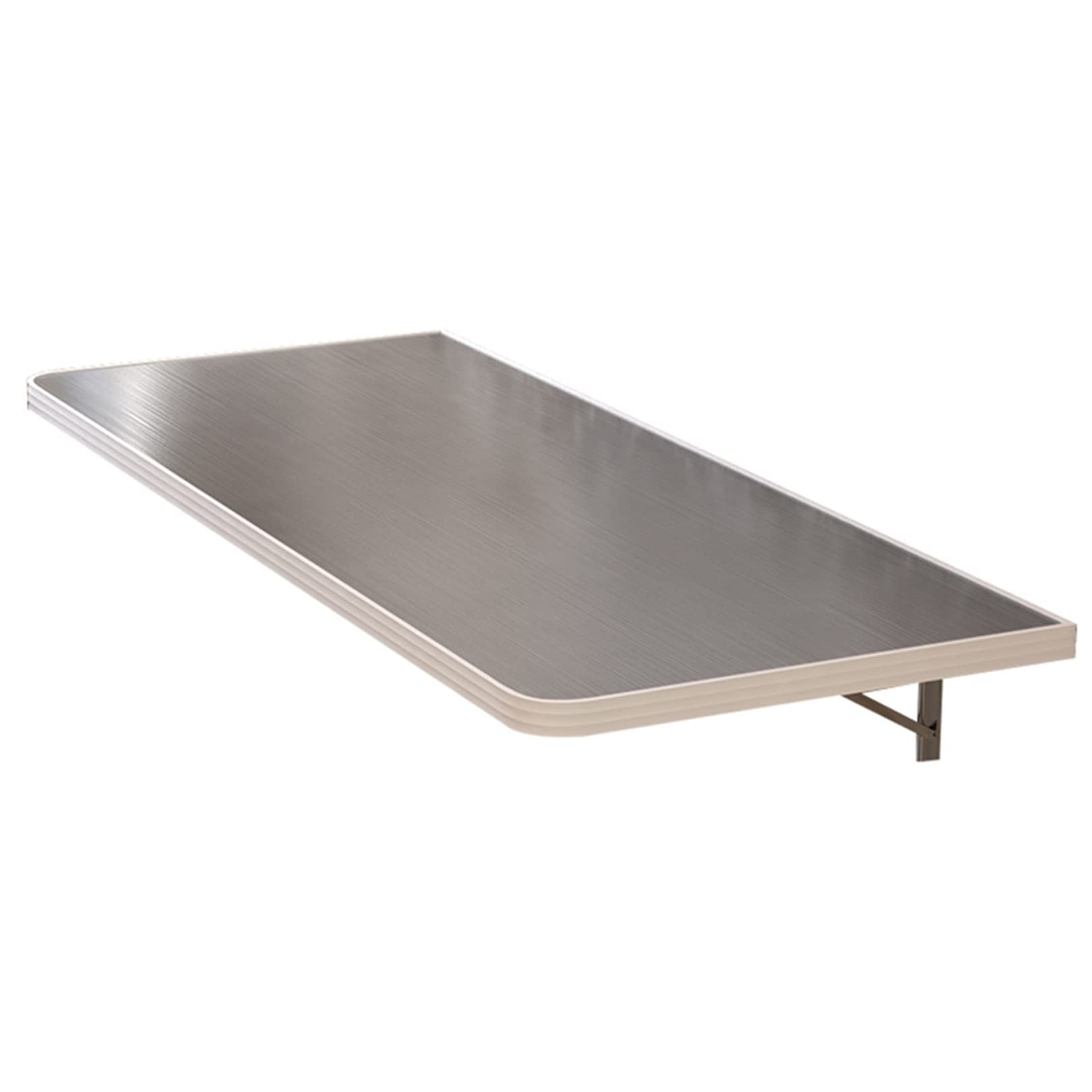 Mesa de Corte Plegable de Acero Inoxidable 304 Mesa de Pared de Escritorio de Hoja Abatible de Montaje en Pared Plegable Complemento Oficina en casa/Lavandería/Bar en casa/Cocina y