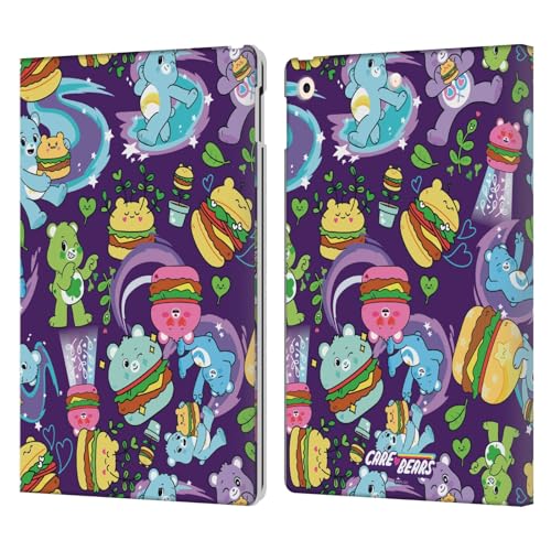 Étui portefeuille cuir Care Bears iPad 10.2 pour éviter rayures et chocs