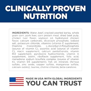 Hill's Science Weight loss program Small & Mini, Grownup 1-6, Small & Mini Breeds Premium Vitamin, Moist Canine Meals, Beef & Barley Loaf, 5.8 oz Can, Case of 24 Hill’s Science Weight loss program Small & Mini, Grownup 1-6, Small & Mini Breeds Premium Vitamin, Moist Canine Meals, Beef & Barley Loaf, 5.8 oz Can, Case of 24