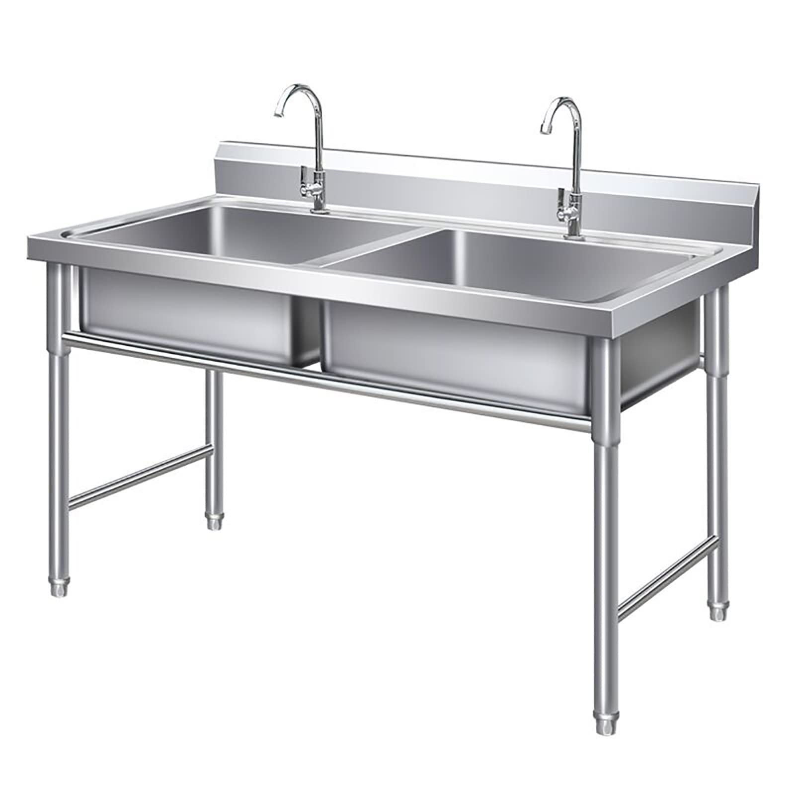 ZXGRfdefa stainless steel sink, Outdoor Indoor Kitchen Bathroom Garden Basin Restaurant Bar