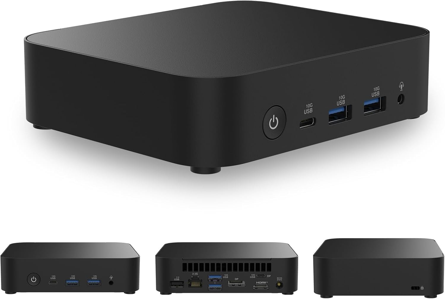 NUC 14 Essential NUC14MNK150 - Mini PC - Processore Intel N150, supporto triplo display 4K, Wi-Fi 6E, LAN 2.5G, HDMI, design compatto da 0,56 L per istruzione e produttività in ufficio (Barebone)