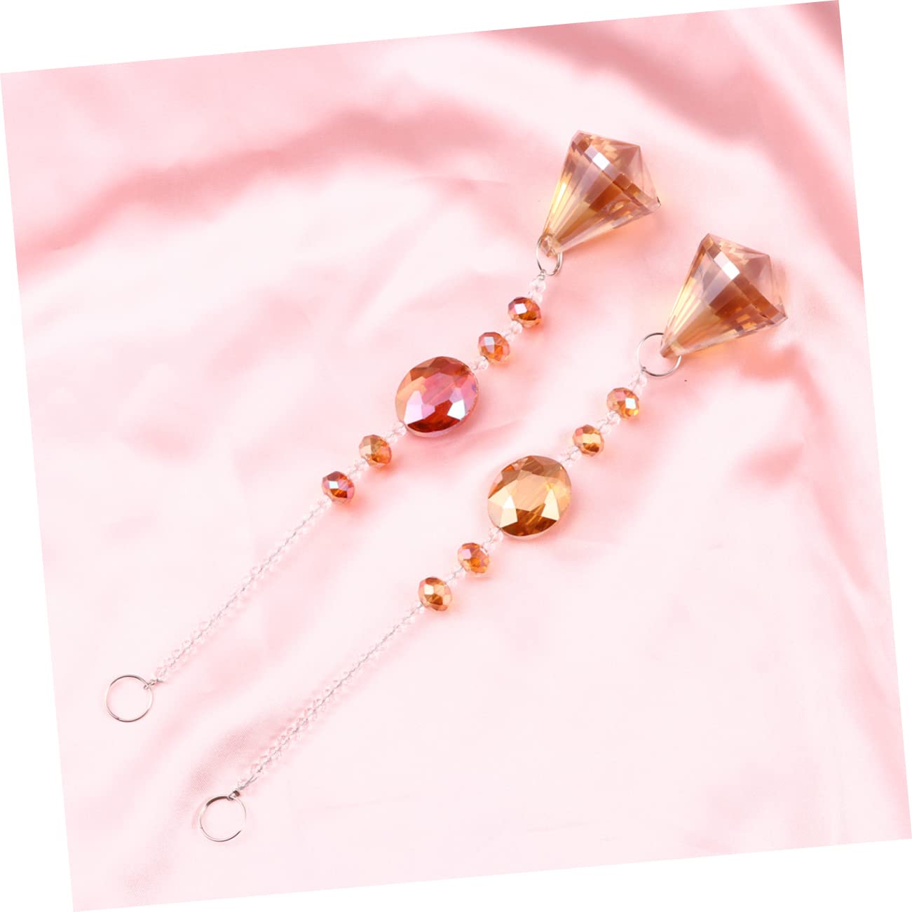 HANABASS 2Pcs Hanging Prisms for Window Decoration Rainbow Octagon Chandeliers Suncatchers for Ceiling Lamps Home Lsdz