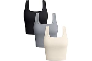 OQQ Women's 3 Piece Tank Tops - The Perfect Multi-Pack for Comfort and Style