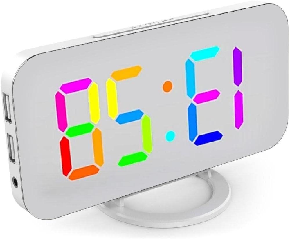 Digital Alarm Clock Large Display LED Electronic Clocks