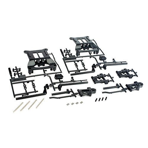 Preisvergleich Produktbild TAMIYA 300051217 - TT-01D / R / E B-Teile Querlenker / Karosseriehalter