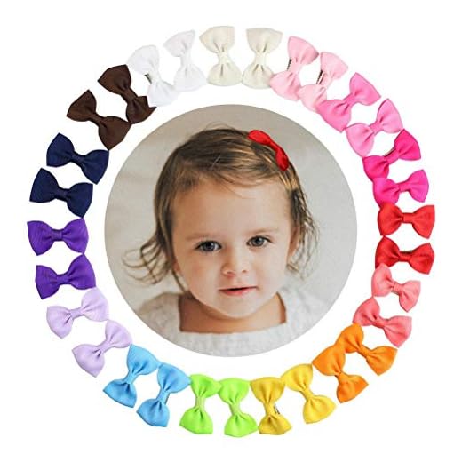 HBF 30 Piezas Clips Para Pelo Bebe Niña 15 Colores Orquillas Para Niñas Accesorio Para La Cabeza