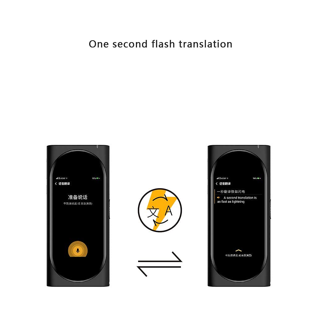 Dispositivo di traduzione della lingua, capacità della batteria 2200ma, standby 144h, riduzione del rumore ad alta definizione, dispositivo di interpretazione, traduttore vocale bidirezionale, felice