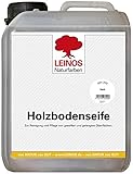 LEINOS Holzbodenseife 924 farblos 1,0 l – Reinigung, Pflege & Veredelung für geseifte/gelaugte...
