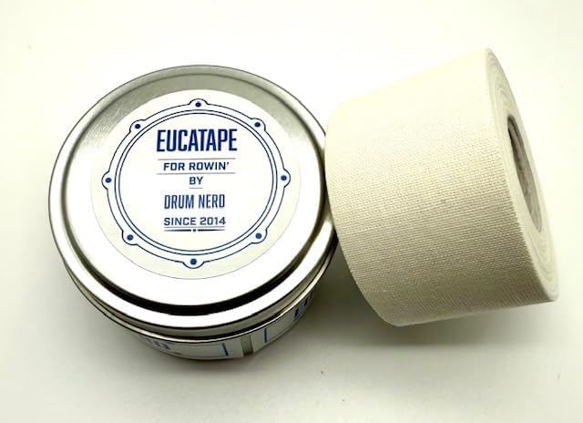 Eucatape Eucalyptus Infused Rowing Tape for Men & Women – Heals and Protects Hands from Blisters Cuts Dry Skin, for Strength & Grip Indoor Machine or Outdoor Sculling Crew