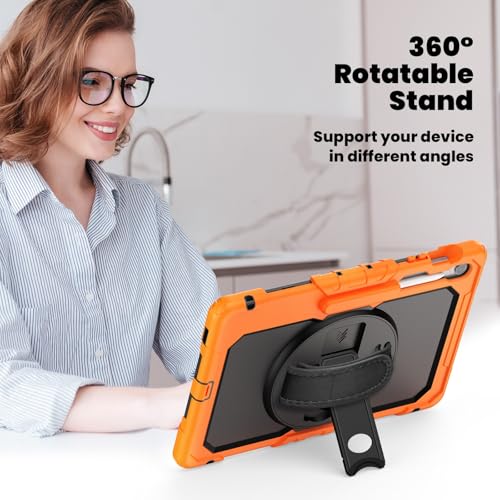 Funda para Samsung Galaxy Tab S10 FE+ con protector de pantalla anticaídas 3