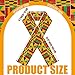 Hicarer African Kente Print Stole Sash African Scarf Kente Stole Sash Unisex Cloth Scarves for Black History Month