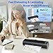 13 Inch Laminator Machine with 30 Laminating Sheets, A3 11-in-1 Hot & Cold Thermal Laminator for Teachers, 60S Fast Warm-Up, 450mm/min, Never-Jam Design Laminate Machine for Home, Office, School