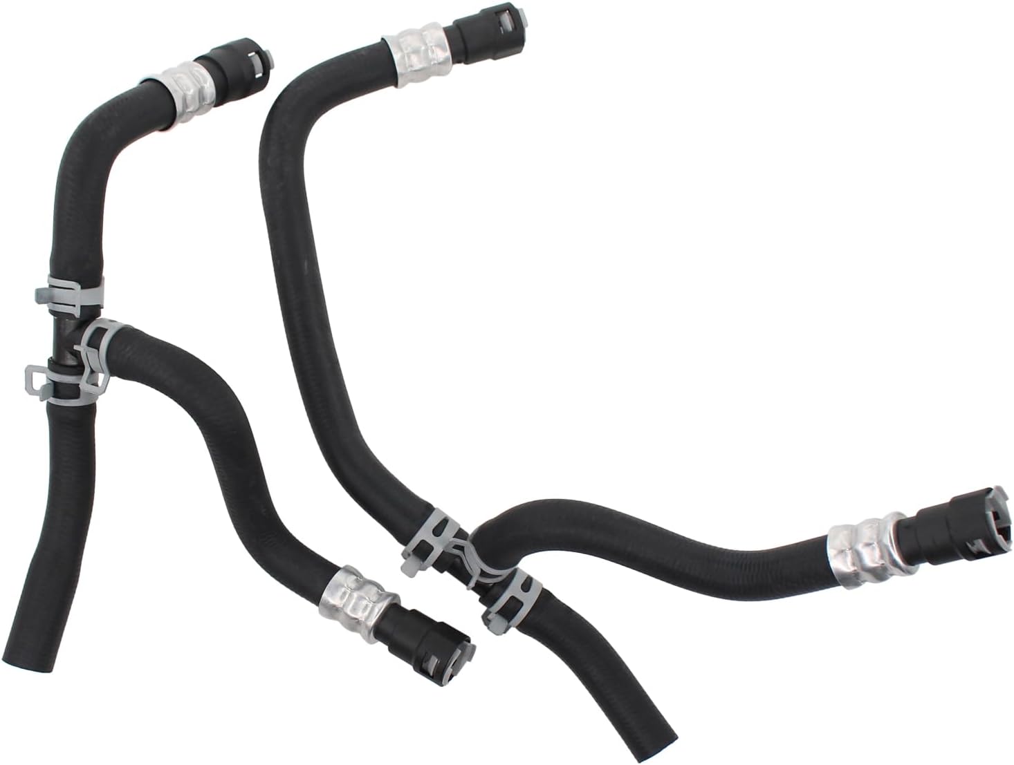 ApplianPar Pack of 2 Inlet Outlet Heater Hose for Saturn Outlook 2007-2010, for GMC Acadia 2007-2016, Acadia Limited 2017, for Buick Enclave 2008-2017, for Chevrolet Traverse 2009-2017