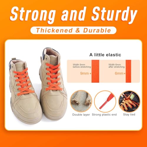 Image of VSUDO Flat Sneaker Shoe Lace, Flat Shoe String for Sneaker, Athletic Shoelace