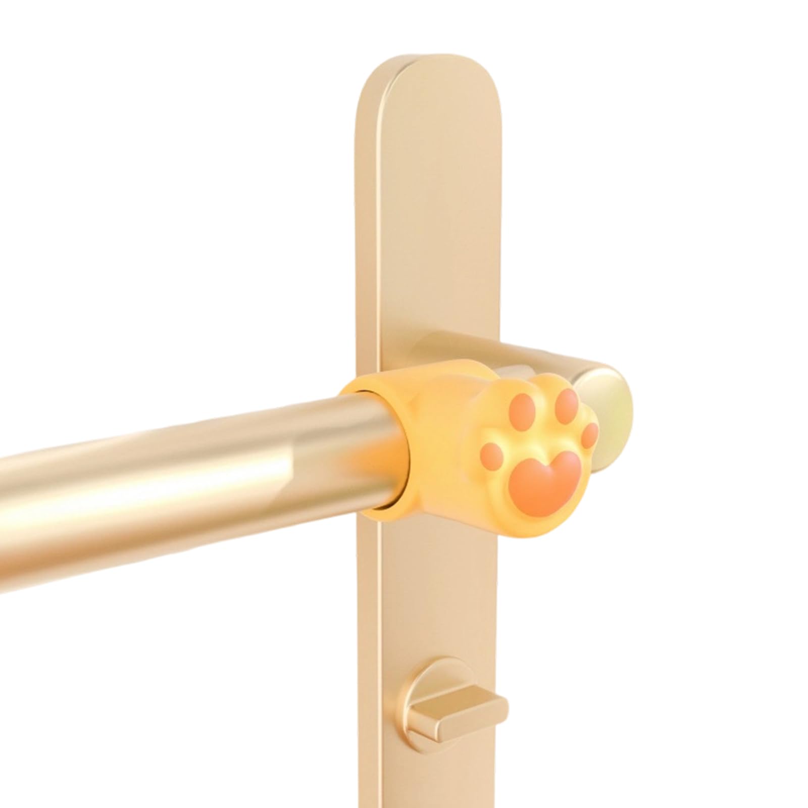 Zbiianxer D 6Pcs Lovely Cats Paws Silicone Oor Stoppers Nonslip Shock Absorbing Handle Buffer Protectors For Home Ecoration Handle Guar