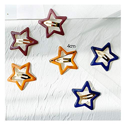 Pinksee 12 Pcs Metal Snap Hair Clips Star Hair Barrettes Hair Accessories For Women Girls thumb #5