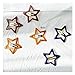 Pinksee 12 Pcs Metal Snap Hair Clips Star Hair Barrettes Hair Accessories for Women Girls (Star)