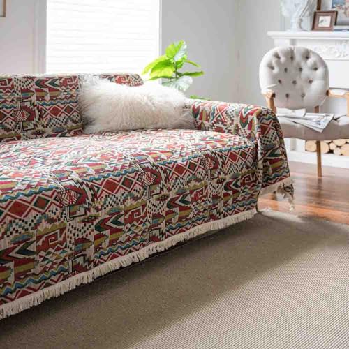 Generisch Sofaüberwurf Decke XXL Ecksofa, Sofa Schutzdecke rutschfest Ecksofa U Form L Form Hund Katze, Sofaüberwürfe Couch Decken Überwurf, Überwurfdecken Für Sofa(#343,140x180cm)