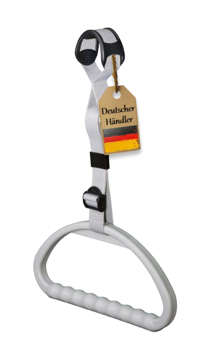 FabaCare Comfort Bed Boom Handle, Ergonomically Shaped, Trapezoidal Handle, Bed Handle, Erection Handle, Bail Handle, Rubber Handle, Bar Handle, Bar Handle, Hand Grip for Erection Aids, TGN-RSG70-V