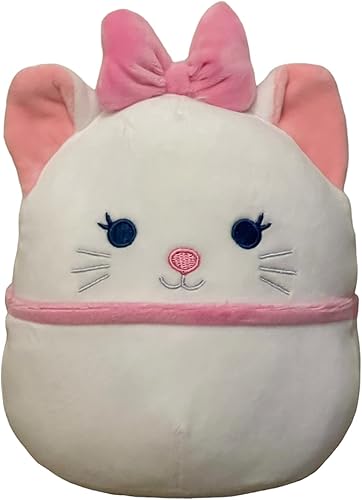 Squishmallow - Peluche oficial de Kellytoy de personajes de Disney, animal de peluche suave y blando (Aristocats Marie, 7.5 pulgadas)