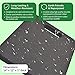 XCEL Weather Resistant Stadium Seat Cushions & Multi-Use Foam Kneelings Pads - Ideal for Bleacher Seats, Gardening, Yoga Knee Pads, Bath Kneeler, Work & More - 4-Pk, Black (14” x 12” x 1”)