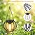 NESSTU Solar Lanterns Outdoor Waterproof: 2 Pack Metal Hanging Patio Lights