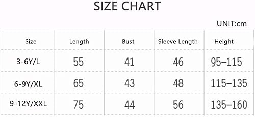 Miniatura 4 de Jellyuu Delantales de pintura unisex para niños y niñas, impermeables, con bolsillos, manga larga y sin mangas, de 3 a 12 años