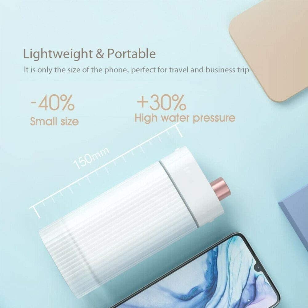 ARTSZY Nijek wody oczyszczającej zęba, 3 tryby USB Ładowanie czyszczenia zębów za pomocą obrotowej dyszy 360 °, 180 ml zbiornika na wodę bezdroczny doustny dentystyka, to narzędzie do czyszczenia zębó