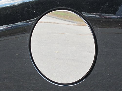 707Motoring Stainless Polished Chrome Gas Door Cover Trim (NOT a Replacement, Overlay Trim ONLY) 1PC, Compatible with Cadillac Escalade 2015-2020 (4-Door, SUV)